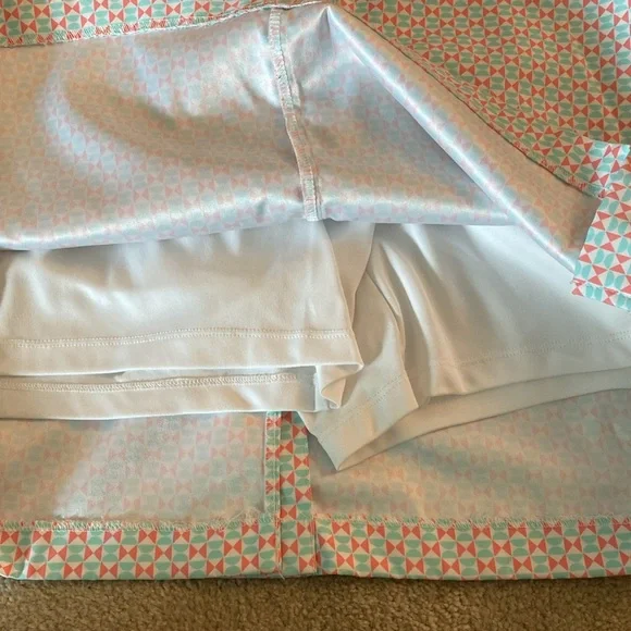IZOD golf skort size 16 with free XL tangerine top - Picture 3 of 12